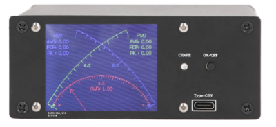 SWR&PWR 0.4-60MHZ &nbsp;1mW-1kW 全触屏短波功率计驻波表
