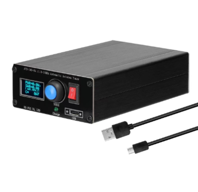 1.8-54M短波自动天调100W内置电池充电版（ATU-100新5V)